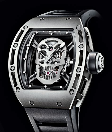 richard mille skeleton hand|richard mille skull tourbillon.